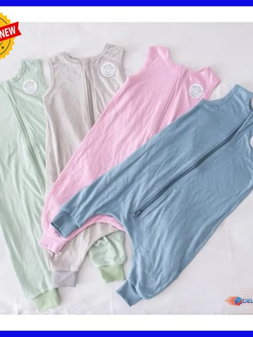 Toddler Sleep Sack with Feet, 1.0 TOG, Ultra Soft Viscose, Machine Washable